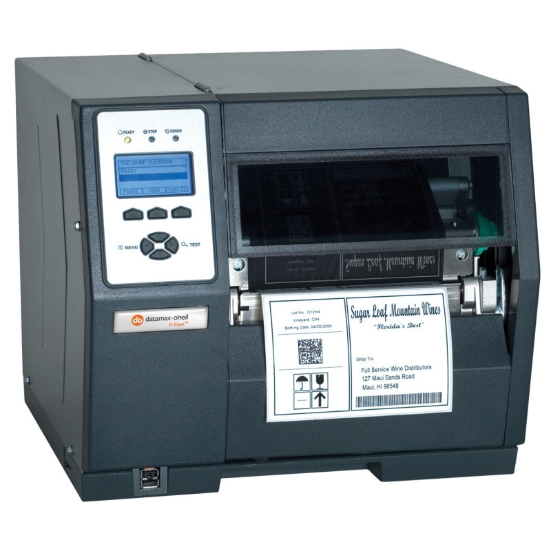 Datamax H 6210 termotransferová  tiskárna etiket, včetně základního odlepovače a interního navíjení
